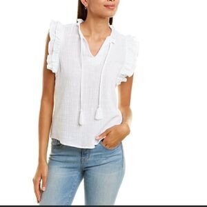 NWT Nanette LePore Ruffle Top